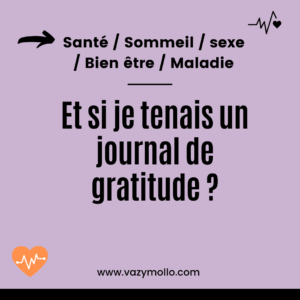 Et si je tenais un journal de gratitude ?